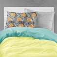 thumbnail image 2 of Watecolor Halloween Jack-O-Lantern Bats Fabric Standard Pillowcase, 2 of 2