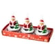 thumbnail image 1 of Mini Velas de Té Navideñas Sin Aroma, Diseños de Velas con Forma de Árbol de Navidad y Papá Noel., 1 of 1