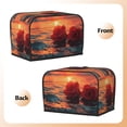 thumbnail image 3 of Kdxio Romantic Roses Sunset Ocean Print Toaster Cover Bread Machine Cover Fits for Most Standard 2 Slice Toasters,Keep Toaster Free From Dust And Fingerprint Oven Dustproof Cover, 3 of 7