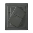thumbnail image 4 of Comfort Classics 1500 Thread Count Cotton Rich 4 Piece Black Sheet Set, King, 4 of 6