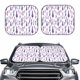 thumbnail image 2 of Fotbe Lavender Flowers Juego de 2 Piezas de Parasoles para Parabrisas | Bloqueador Solar para Auto | Accesorios Plegables para Protección Solar Interior-Medium, 2 of 6