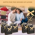 thumbnail image 4 of 5 Senses  Bags for Him Her Five Senses  Bags with Ribbon Handles Tissue Paper Petals Black  Bag for Birthday Anniversary,Wedding,Valentine's Day, 4 of 6