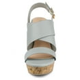 thumbnail image 2 of Women's Platform Heels Ankle Strap Wedges Sandals, 2 of 6