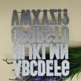 thumbnail image 4 of JZROCKER Art Letters Metal Cutting Die English Alphabets Embossing Die Cuts Template, 4 of 10
