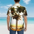 thumbnail image 6 of Sunshine Island Hawaiian Shirts For Men, Summer Short-Sleeve Relaxed-Fit Button-Down Shirts 3x-Large, 6 of 9
