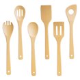 thumbnail image 3 of WHAMVOX 6Pcs Wood Utensils for Cooking Long Handle Kitchen Items for Home Use, 3 of 8