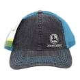 thumbnail image 2 of John Deere Gorra Original Gris con Malla Azul, 2 of 2