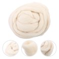 thumbnail image 4 of Natural Roving Wool Roving Fiber Felt Crafts Needle Felting 200g (Galatea), 4 of 5