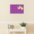 thumbnail image 3 of PinPix ArtToFrames 22x14 Custom Cork Bulletin Board    Poster Board Has a Fabric Style Canvas Finish, Framed in Satin White Frame (PinPix-595), 3 of 5