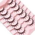 thumbnail image 5 of GHSOHS Eyelashes Manga Lashes Natural Look False Eyelashes Anime Lashes Mink Wispy Spiky 3D Volume Eyelashes Pack Lash Clusters Eyelashes Look Like Individual Cluster, 5 of 7