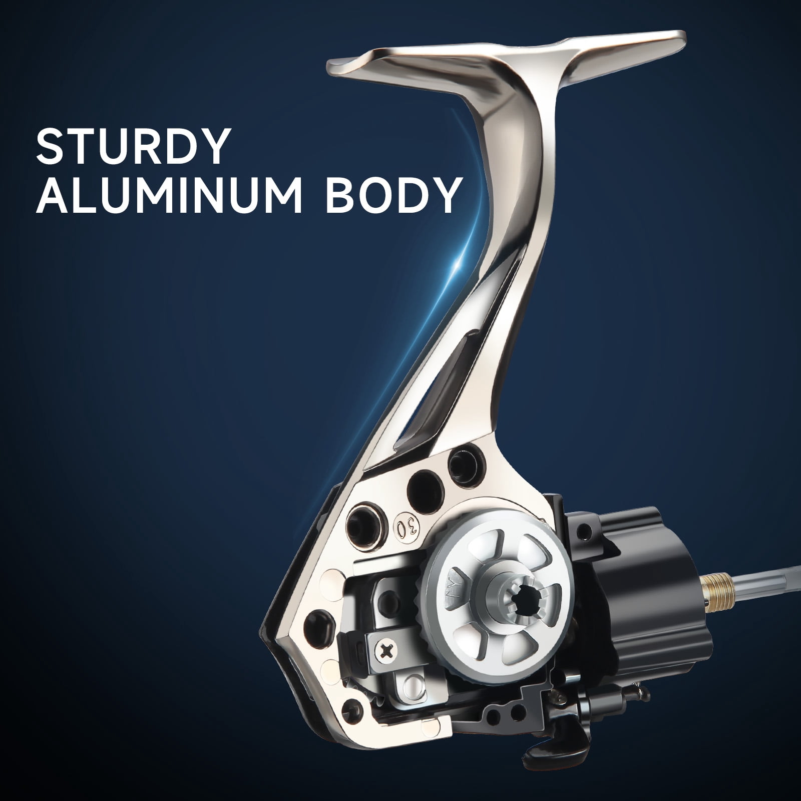 HAUT TON LT5000  Metal Spinning Fishing Reel, Freshwater and Saltwater Fishing Reels, 5+1 Stainless Steel BB, 33Lbs Max Drag, CNC Aluminum Handle for Casting Reel