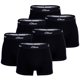 thumbnail image 1 of s.Oliver Calzoncillos para hombre, paquete de 6 - Boxer Briefs, Algodón Stretch Negro M, 1 of 1
