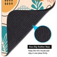 thumbnail image 4 of SHIQI-Small Mouse Pad, Mini Mouse Pad 6 X 8 Inch with Non-Slip Rubber Base for Keyboard Tray Laptops Wireless Mouse Home Office Travel, Washable & Portable (Modern Abstract Leaves), 4 of 4