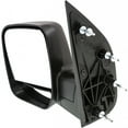 thumbnail image 3 of For Ford E-550 Super Duty 2003 Door Mirror Driver Side | Manual Folding Non-Heated with Dual Glass | Black Textured | FO1320253 | 3C2Z17683FAA, 3 of 5