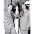thumbnail image 2 of Dr. Werhner Von Braun With Walt Disney. Von Braun Worked With Disney Studios As A Technical Director History, 2 of 2