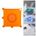 thumbnail image 1 of Colector de drenaje perfecl tapón de filtro de colador de silicona reutilizable NARANJA, 1 of 8