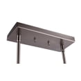 thumbnail image 4 of Woodbridge Lighting Drake 5-Light ST64 Linear Pendant in Antique Nickel/Black, 4 of 5