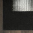 thumbnail image 4 of Nourison Modern Passion 4' x 6' Black/Grey Mid-Century Modern Indoor Rug, 4 of 7