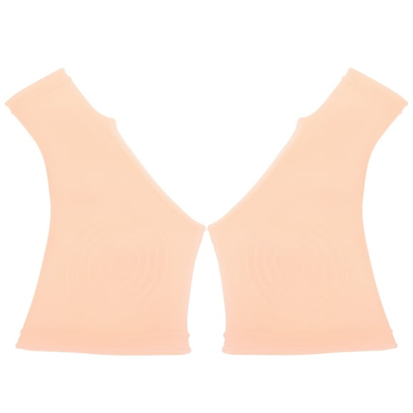 1 par de puños de muñeca para prevenir el dolor por tenosinovitis en las articulaciones de la muñeca y el pulgar (color beige)