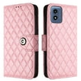 thumbnail image 7 of for Motorola Moto G Play 4G 2024 Wallet Case, Elegant Card Holder Cash Slot PU Leather Kickstand Wrist Strap Shockproof Protective Flip Women Girls Case for Motorola Moto G Play 4G 2024, Pink, 7 of 7
