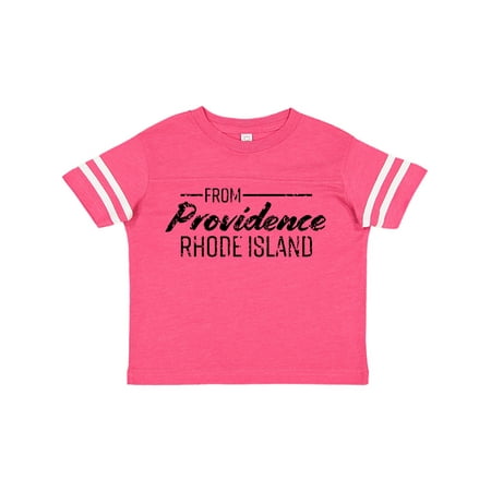 

Inktastic From Providence Rhode Island in Black Distressed Text Gift Toddler Boy or Toddler Girl T-Shirt