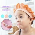thumbnail image 7 of Baby Shower Cap Toddler Bath Hat Adjustable Shampoo Cap Waterproof Bath Cap with Ear Protection Safe Shower Visor Soft EVA Washing Hair Shield Hat for Infants Kids Children Boys Girls 6 Months-6 Years, 7 of 7