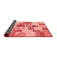 thumbnail image 2 of Ahgly Company Indoor Round Patchwork Red Transitional Area Rugs, 3' Round, 2 of 4