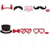 Valentine's Day Photo Booth Props, 10pc