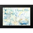 thumbnail image 2 of Pinto, Patricia 18x13 Black Modern Framed Museum Art Print Titled - Ocean Bleu Seabed, 2 of 5