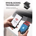 thumbnail image 4 of Minimalist Mens Wallet Card Holder: Pop Up Card Case, , , RFID Blocking, Slim, Thin, Front Pocket,  Box - 9-12 Card Capacitiy,  Pocket (Black), 4 of 6