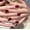 New China, variant on [Red flash] Red fine flash broken diamond pure hand-worn manicure whitening advanced short nail piece