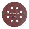 thumbnail image 3 of SHAR 40pcs Disque de Sable pour le Ponçage/polissage/ébavurage (8 Trous), 3 of 5