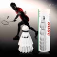 thumbnail image 3 of Bádminton, 6 Uds., Bolas Blancas, Volantes, Pelota Para Deportes Al Aire, 3 of 7
