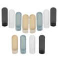 thumbnail image 1 of GOOHOCHY Juego de 12 botellas de viaje para loción, 60 ml, suaves y rellenables, para champú, crema y acondicionador, cosméticos para el cuidado masculino., 1 of 8