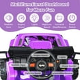 thumbnail image 6 of INFANS 12V Ride on Truck Car with Parents Remote Control, 3 Speeds, Bluetooth Music Radio, LED Lights, Soft Start, Electric Vehicles for Boys Girls Kids Toddler, 6 of 10