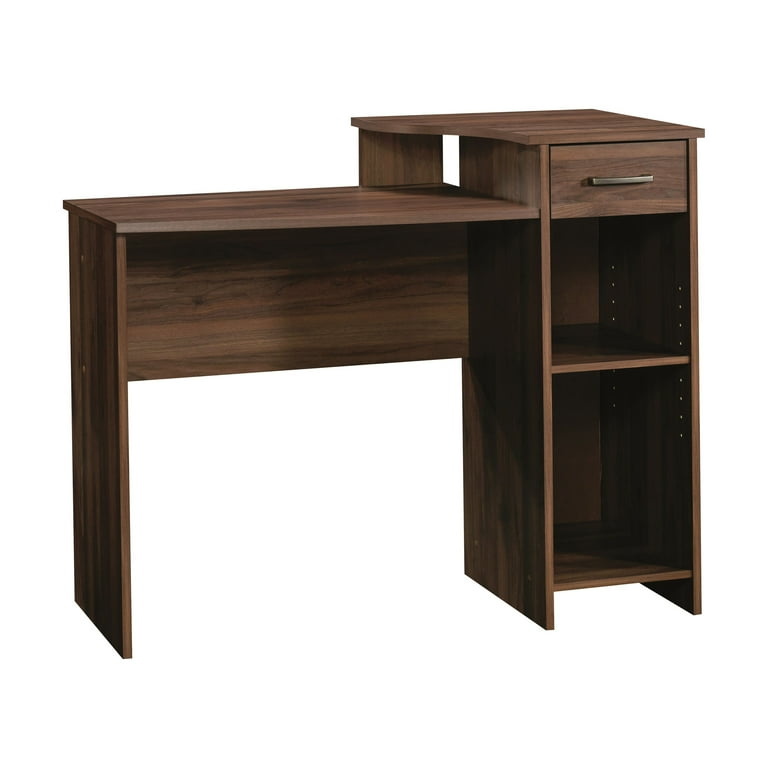 Mainstays Student Desk with Easy glide Drawer Canyon Walnut