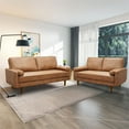 thumbnail image 3 of Saint Birch 13055S Saint Birch Square Arms Earle Loveseat -Brown, 3 of 10