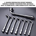 thumbnail image 4 of JilgTeok 1 Packs Metric L Shaped Angled Hex Socket Wrench Plated Double-Head Elbow Hex Wrench Set for Mechanic Repairing (6mm,7mm,8mm,9mm,10mm), 4 of 9