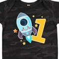 thumbnail image 4 of Inktastic Rocket Spaceship Happy First Birthday Boys or Girls Baby Bodysuit, 4 of 5