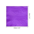 thumbnail image 2 of Gold Leaf Foil Sheet, Purple Leaf Papers, 3.3 x 3.1inch for Art Decoration, Sculptures, Painting, Pack of 100, 2 of 5