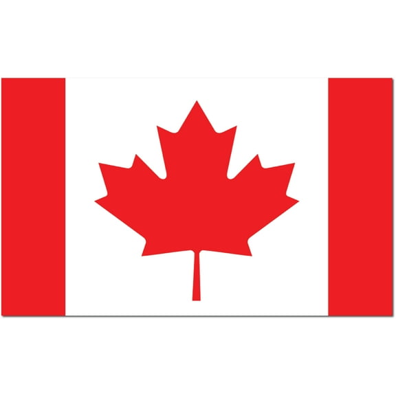 Magnet Me Up Canada Flag Magnet Decal, 3x5 inches, Automotive Magnet for Car