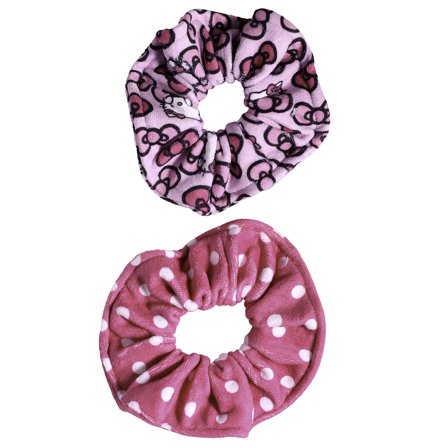 Sanrio Girl’s Hello Kitty Hair Scrunchies Set, 3-Piece