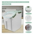thumbnail image 4 of Contenedor de almacenamiento de alimentos AnRui hermético de 11,34 kg con accesorios, 4 of 7