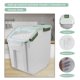 thumbnail image 4 of Contenedor de almacenamiento de alimentos AnRui hermético de 11,34 kg con accesorios, 4 of 7