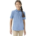 thumbnail image 3 of Classroom School Uniforms Big Kid Short Sleeve Pique Polo CR832Y, M, SS Light Blue, 3 of 7