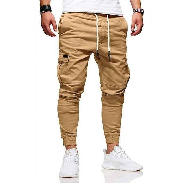 Pantalón Jogger Cargo Para Hombre Strech Casual Moda