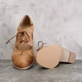 thumbnail image 5 of NOKIO Ankle Booties for Women, Fashion Women's Shoes Breathable High Heels Retro Short Boots Women'S Versatile Block Heel Ankle Booties Women Chunky Pointed Toe Cutout Low Heel Shoes, 5 of 8