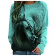 thumbnail image 1 of Sudadera holgada de manga larga para mujer, sudadera con capucha, blusa a cuadros, empalme, manga larga, Tops de moda, jersey Pompotops  gfhjh23577, 1 of 9