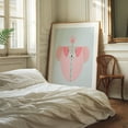 thumbnail image 2 of Art Deco lady - pink drape dress - Illustration Art Deco Geometric Modern Art Pattern Fashion Surrealism Abstract Oak Framed Wall Art Print 18 x 24 inches, 2 of 12
