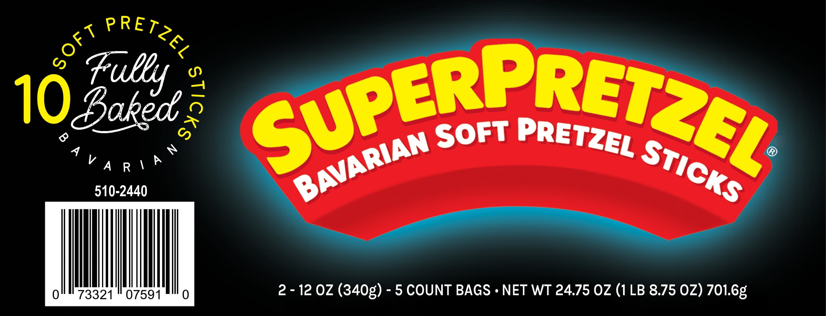 Super Pretzel Logo SuperPretzel Soft Pretzel French Onion Filled Knots